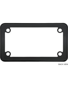 Marco de Placa de Licencia para Motocicleta GG Gran General 60394 Negro Mate 2