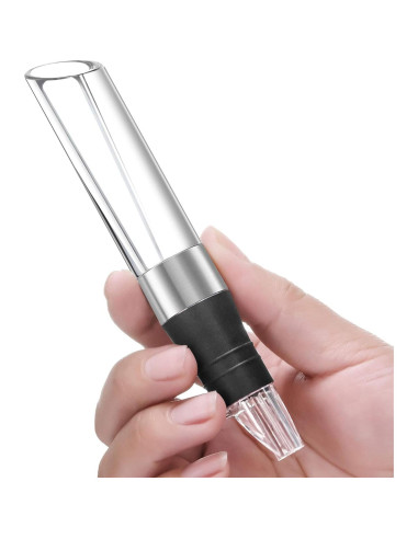 Aireador de Vino ZORTUNG Tubo de Acero Inoxidable 17cm