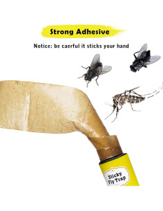 Trampa Adhesiva Stingmon 40 Unidades para Moscas y Mosquitos 2