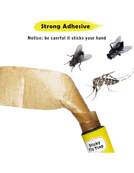 Trampa Adhesiva Stingmon 40 Unidades para Moscas y Mosquitos