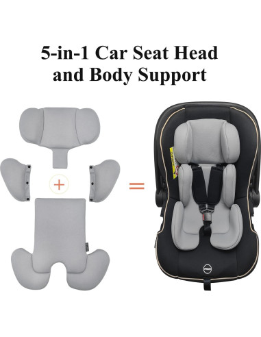 Inserto para Asiento de Auto Innokids Bebés Gris Claro