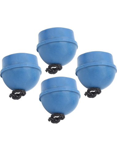 Soporte de Tiza para Cue Dilwe - 4 Piezas de Goma Azul