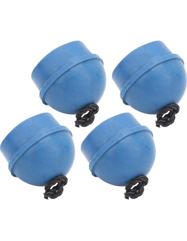 Soporte de Tiza para Cue Dilwe - 4 Piezas de Goma Azul