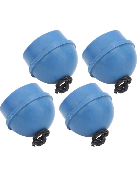 Soporte de Tiza para Cue Dilwe - 4 Piezas de Goma Azul