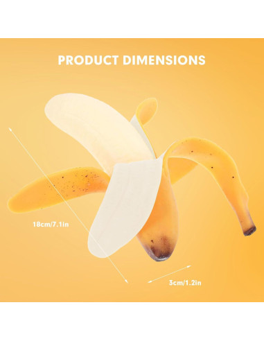 Juguete Antiestrés Squishy Plátano CNCBO 15 cm Aromatizado