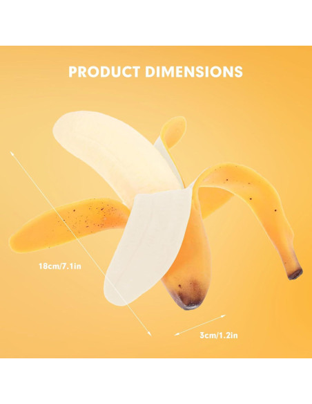 Juguete Antiestrés Squishy Plátano CNCBO 15 cm Aromatizado