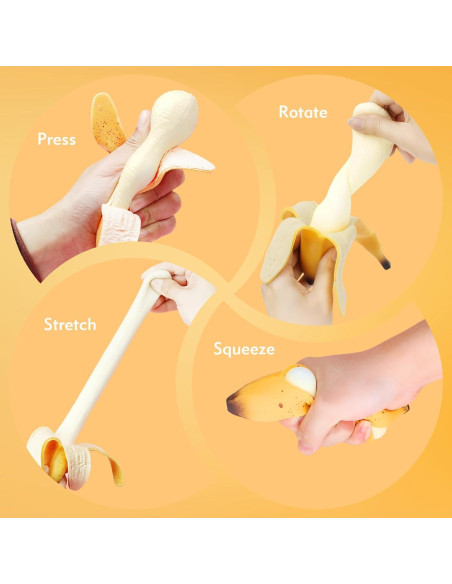 Juguete Antiestrés Squishy Plátano CNCBO 15 cm Aromatizado