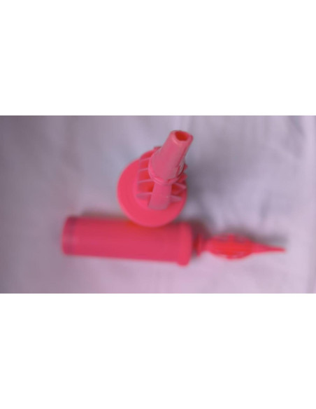 Bomba de Globo Manual Doble Acción Kerozoo 2 Piezas Multicolor