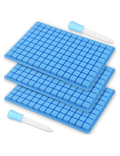 Molde de Silicona Cuadrado ionEgg para Hielo y Chocolate 3 Pzs