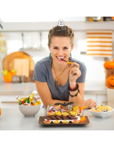 100 Clips de Pato de Metal Homoyoyo con Resorte Negro