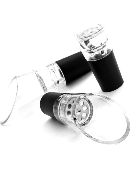 Vertedor de Vino Oxigenador Vintager - Paquete de 2, Sin Goteo