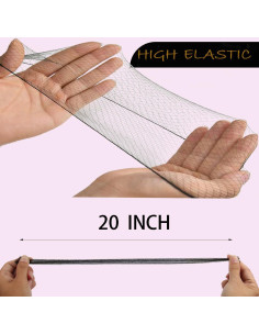 Juego de Red de Cabello y Pasadores YuXiang - 100 Pcs Negro 2