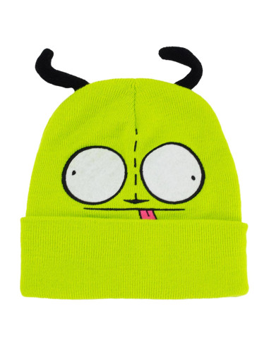 Gorro Beanie Invader Zim GIR Verde con Orejas