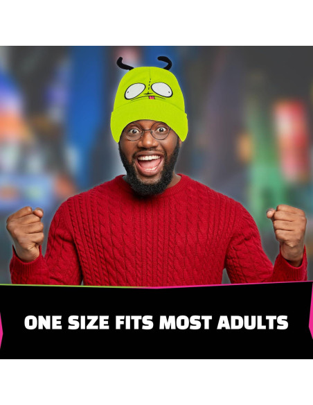 Gorro Beanie Invader Zim GIR Verde con Orejas
