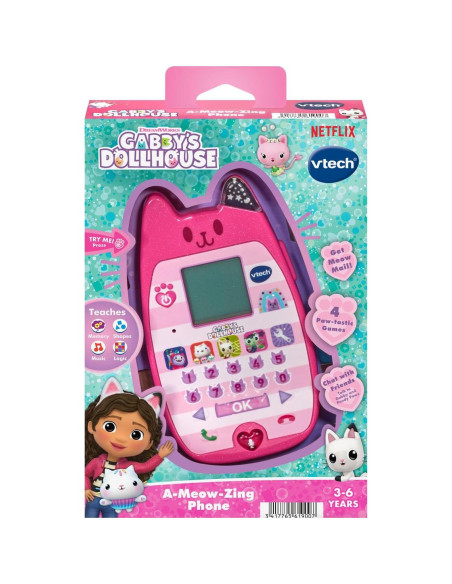 Teléfono Gabby's Dollhouse VTech en forma de gato