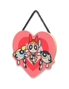 Cartel Decorativo de Pared Corazón Las Chicas Superpoderosas 2