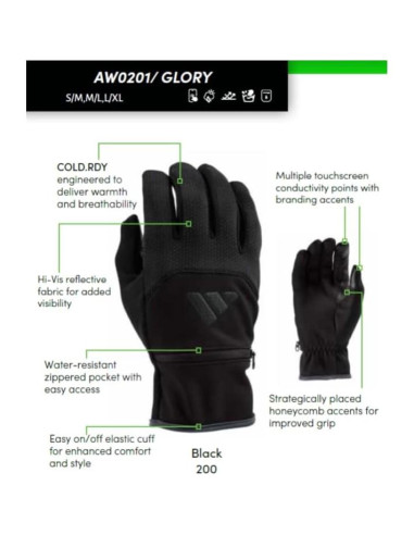 Guantes Reflectantes Adidas Winter Performance Voyager 2.0