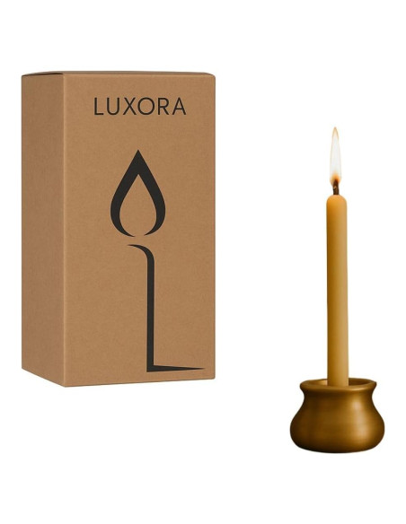 Set de Velas de Meditación Luxora 30pcs Cera de Abeja Pura