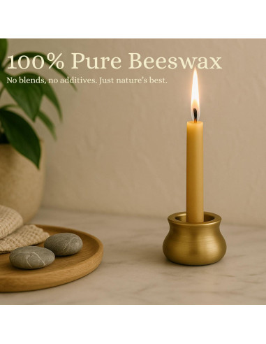 Set de Velas de Meditación Luxora 30pcs Cera de Abeja Pura