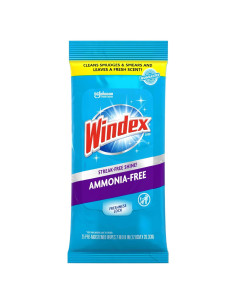 Toallitas Windex Sin Amoníaco 25 Unidades para Vidrios