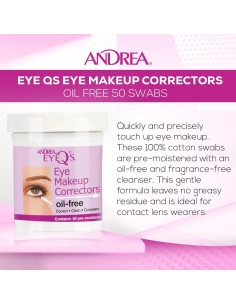 Correctores de Maquillaje para Ojos Andrea Eyeq Sin Aceite 50 Unidades 2