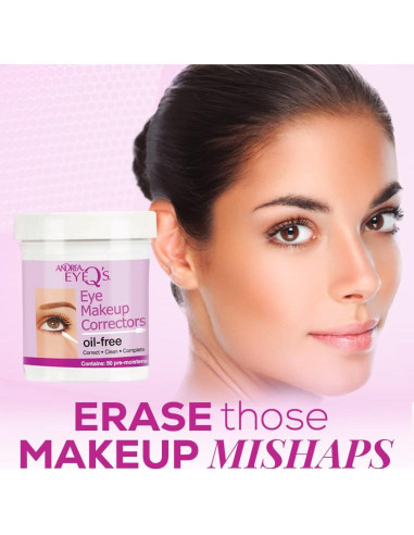 Correctores de Maquillaje para Ojos Andrea Eyeq Sin Aceite 50 Unidades