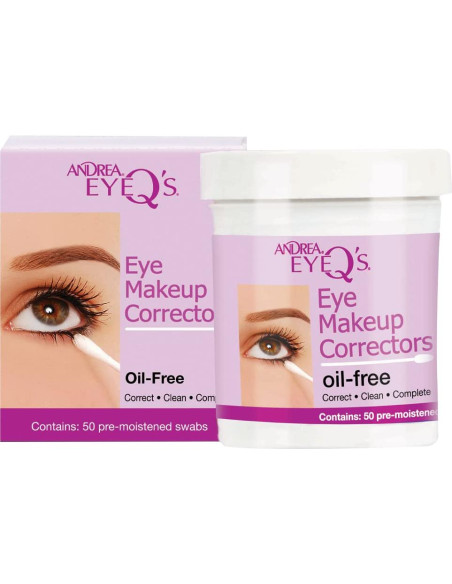Correctores de Maquillaje para Ojos Andrea Eyeq Sin Aceite 50 Unidades