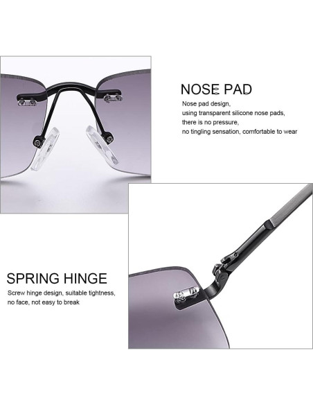 Gafas de lectura Vepiant UV400 con bisagras de resorte 3.5x