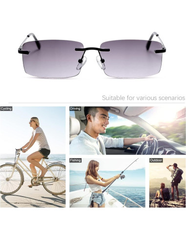 Gafas de lectura Vepiant UV400 con bisagras de resorte 3.5x