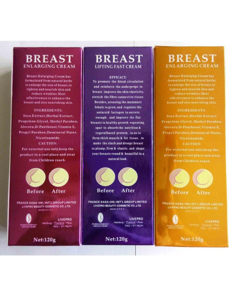 Crema Aumento Senos y Glúteos Aichun Beauty 120g Coco