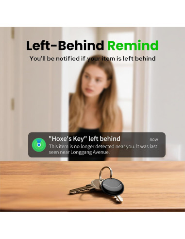 Etiqueta de Seguimiento Bluetooth Hoxe - Negra, IP67, iOS