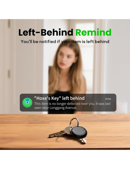 Etiqueta de Seguimiento Bluetooth Hoxe - Negra, IP67, iOS