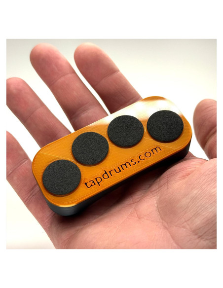 Juguete Antiestrés Silencioso Tap Drums Cobre Brillante
