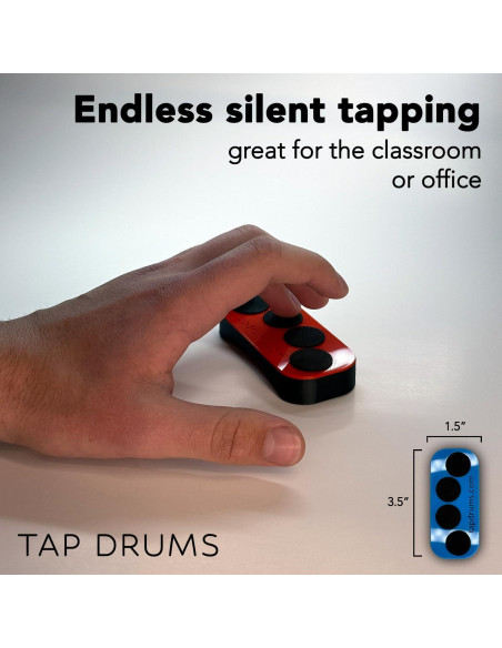 Juguete Antiestrés Silencioso Tap Drums Cobre Brillante