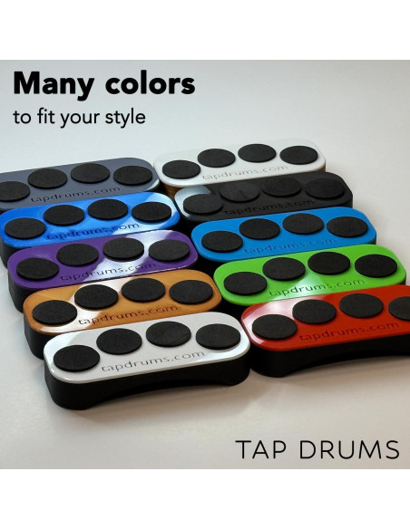 Juguete Antiestrés Silencioso Tap Drums Cobre Brillante