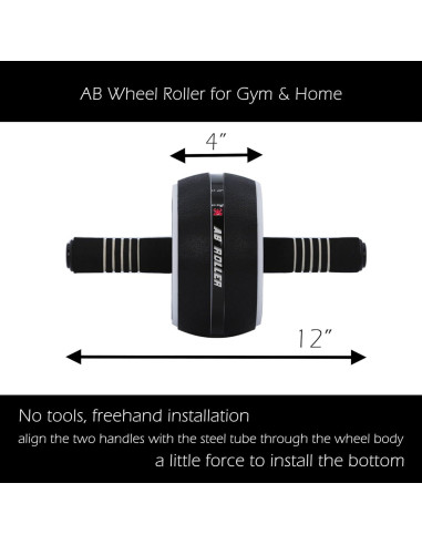 Rueda de Abdominales Dalekana DAB-56 Antideslizante 30cm