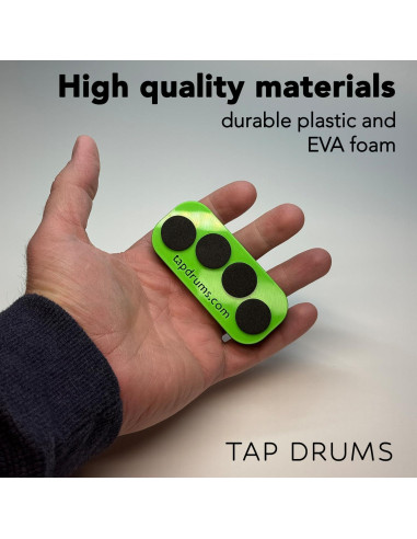 Juguete Antiestrés Silencioso Tap Drums Cobre Brillante