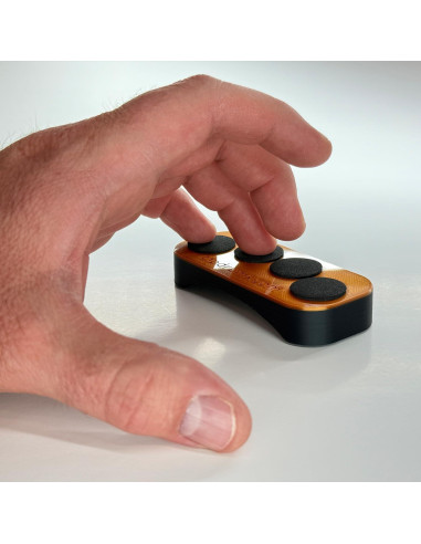 Juguete Antiestrés Silencioso Tap Drums Cobre Brillante