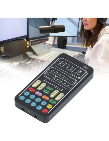 Cambiador de Voz Yosoo Mini Portátil con 8 Efectos de Sonido