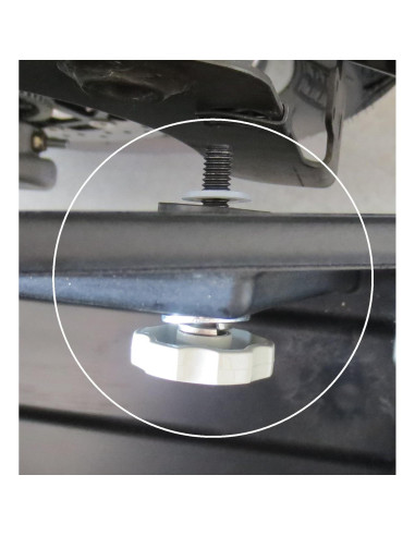 Perillas de Montaje Antirrobo LocEzy Rojo para Victory 2010-2015