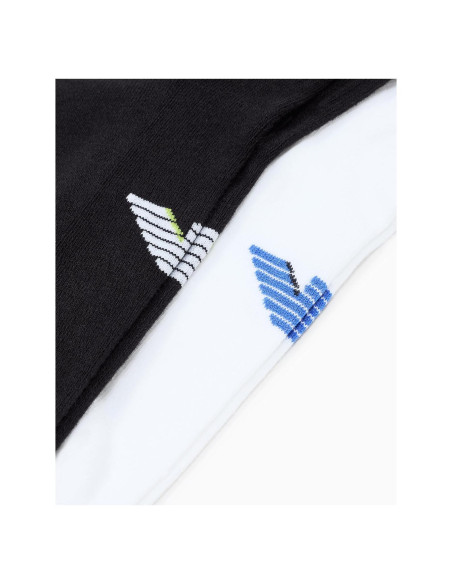 Calcetines de Tobillo Emporio Armani para Hombre Pack 2