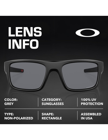 Gafas de Sol Oakley Drop Point OO9367 Rectangulares Negras