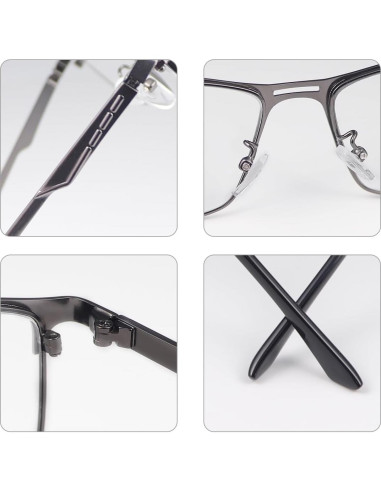 Gafas de lectura bifocales fotocromáticas Vepiant 3.5x UV400