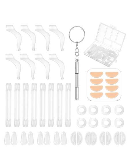 50 Piezas Retenedores de Gafas Silicona Bruislard Antideslizantes