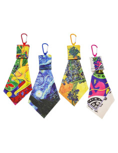 Paños de Limpieza de Microfibra YCCHN - 4 Piezas, Arte Clásico