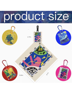 Paños de Limpieza de Microfibra YCCHN - 4 Piezas, Arte Clásico 2