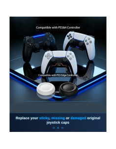 Tapa de Reemplazo Ferkurn para Joystick PS5/4 - 8 Piezas Antideslizantes 2