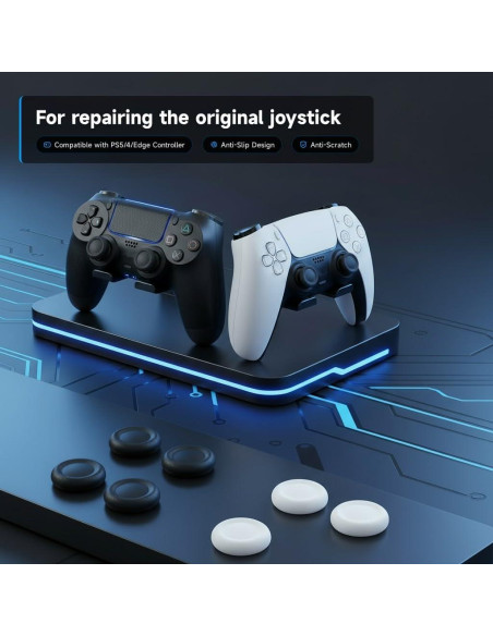 Tapa de Reemplazo Ferkurn para Joystick PS5/4 - 8 Piezas Antideslizantes