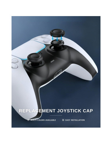 Tapa de Reemplazo Ferkurn para Joystick PS5/4 - 8 Piezas Antideslizantes