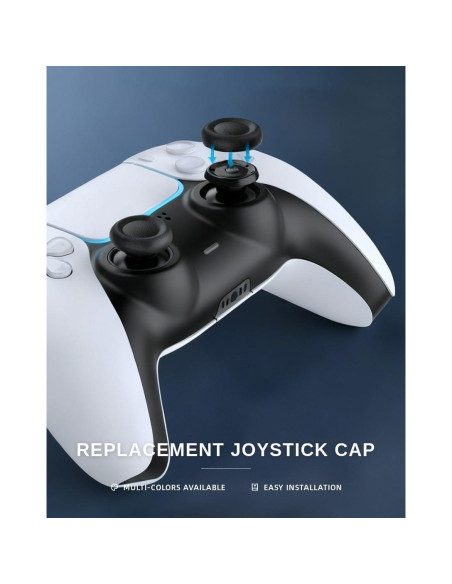 Tapa de Reemplazo Ferkurn para Joystick PS5/4 - 8 Piezas Antideslizantes